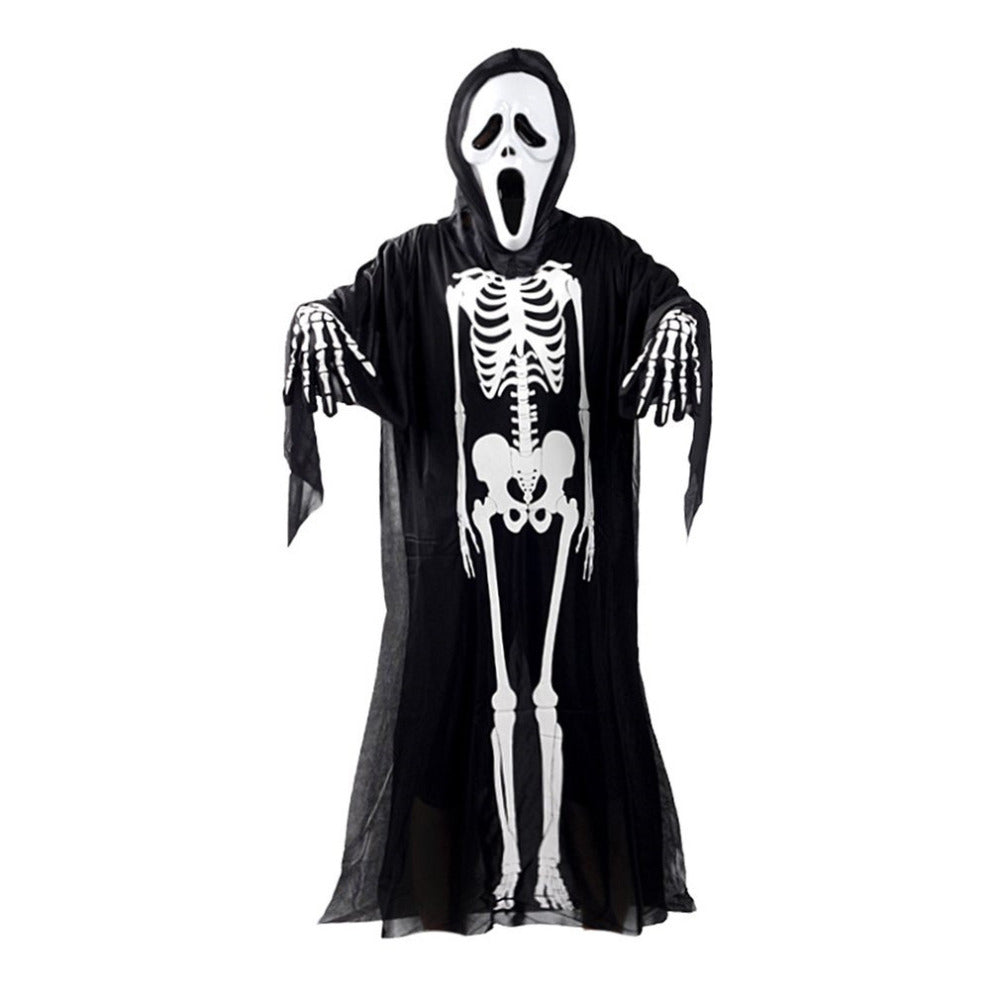 Skull Skeleton Ghost Cosplay Costume For Kid-Kid Costume-Animee Cosplay