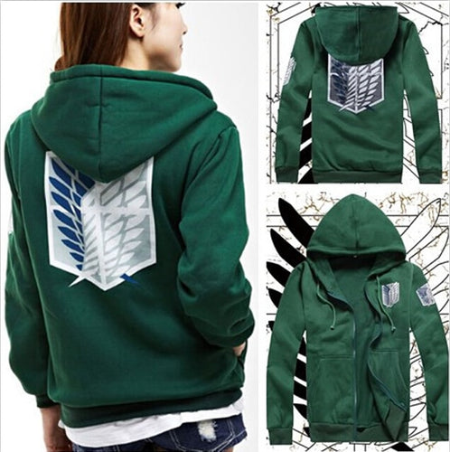 Attack on Titan Unisex Hoodie / Scouting Legion Hooded Jacket-Hoodie-Animee Cosplay
