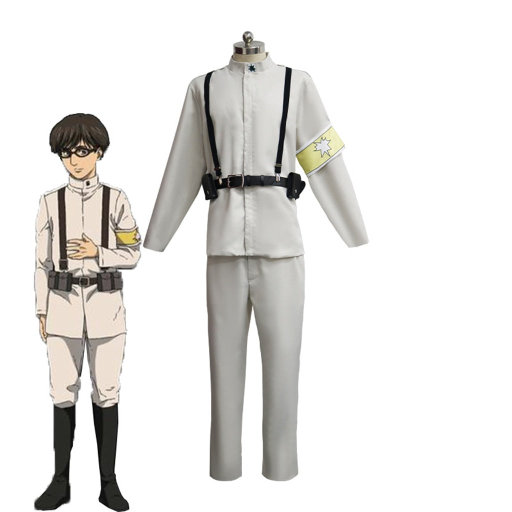 Attack on Titan Season 4 Udo Cosplay Uniform Suit-anime costume-Animee Cosplay