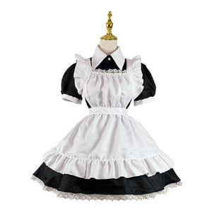Black Lolita Maid Dress-Lolita Dress-Animee Cosplay