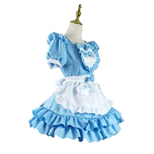Blue Lolita Maid Dress-Lolita Dress-Animee Cosplay