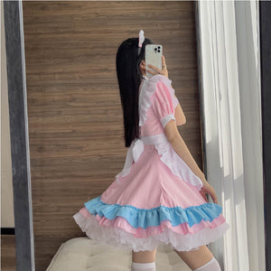 Pink Lolita Maid Dress-Lolita Dress-Animee Cosplay