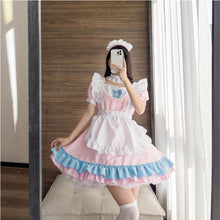 Load image into Gallery viewer, Pink Lolita Maid Dress-Lolita Dress-Animee Cosplay
