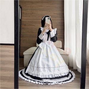 Long Lolita Maid One Piece Dress-Lolita Dress-Animee Cosplay