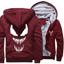 Load image into Gallery viewer, Venom Zipper Hoodie / Hooded Sweatshirt-Hoodie-Animee Cosplay