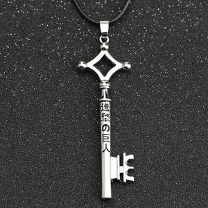 Attack On Titan Necklace Eren Key Shingeki No Kyojin Pendant-Cosplay Accessories-Animee Cosplay