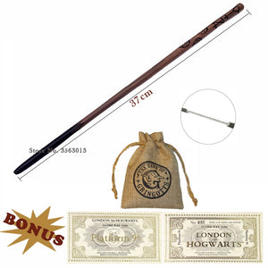 Harry Potter Metal Magic Wand with Freebies-Cosplay Accessories-Animee Cosplay