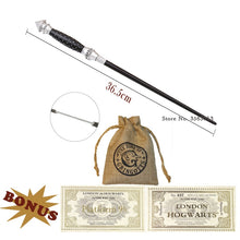 Load image into Gallery viewer, Harry Potter Metal Magic Wand with Freebies-Cosplay Accessories-Animee Cosplay