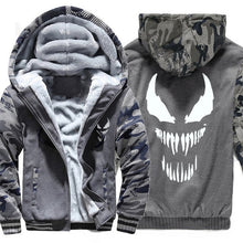 Load image into Gallery viewer, Venom Zipper Hoodie / Hooded Sweatshirt-Hoodie-Animee Cosplay