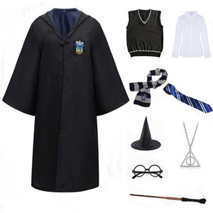 Harry Potter Cloak Costume & Accessories Full Set (For Adults)-movie/tv/game costume-Animee Cosplay