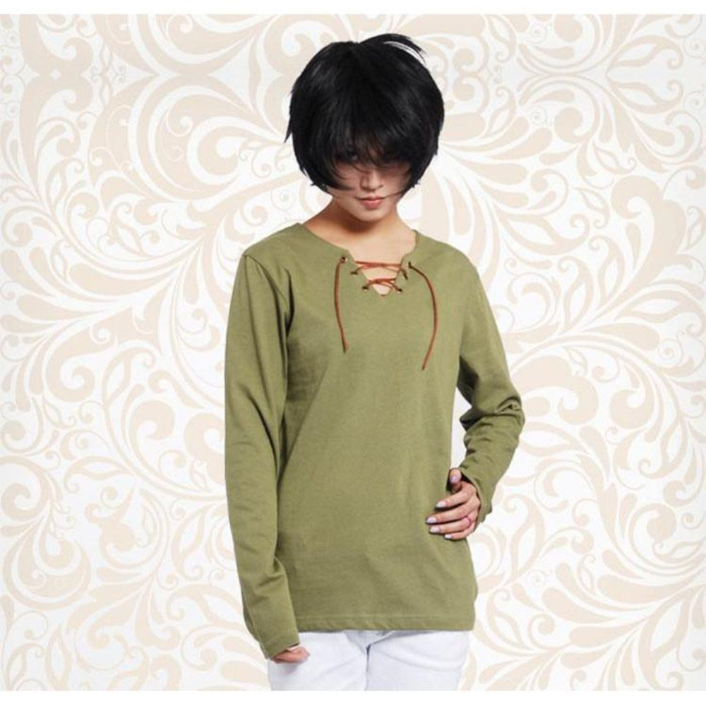 Attack on Titan-Green Tshirt-anime costume-Animee Cosplay