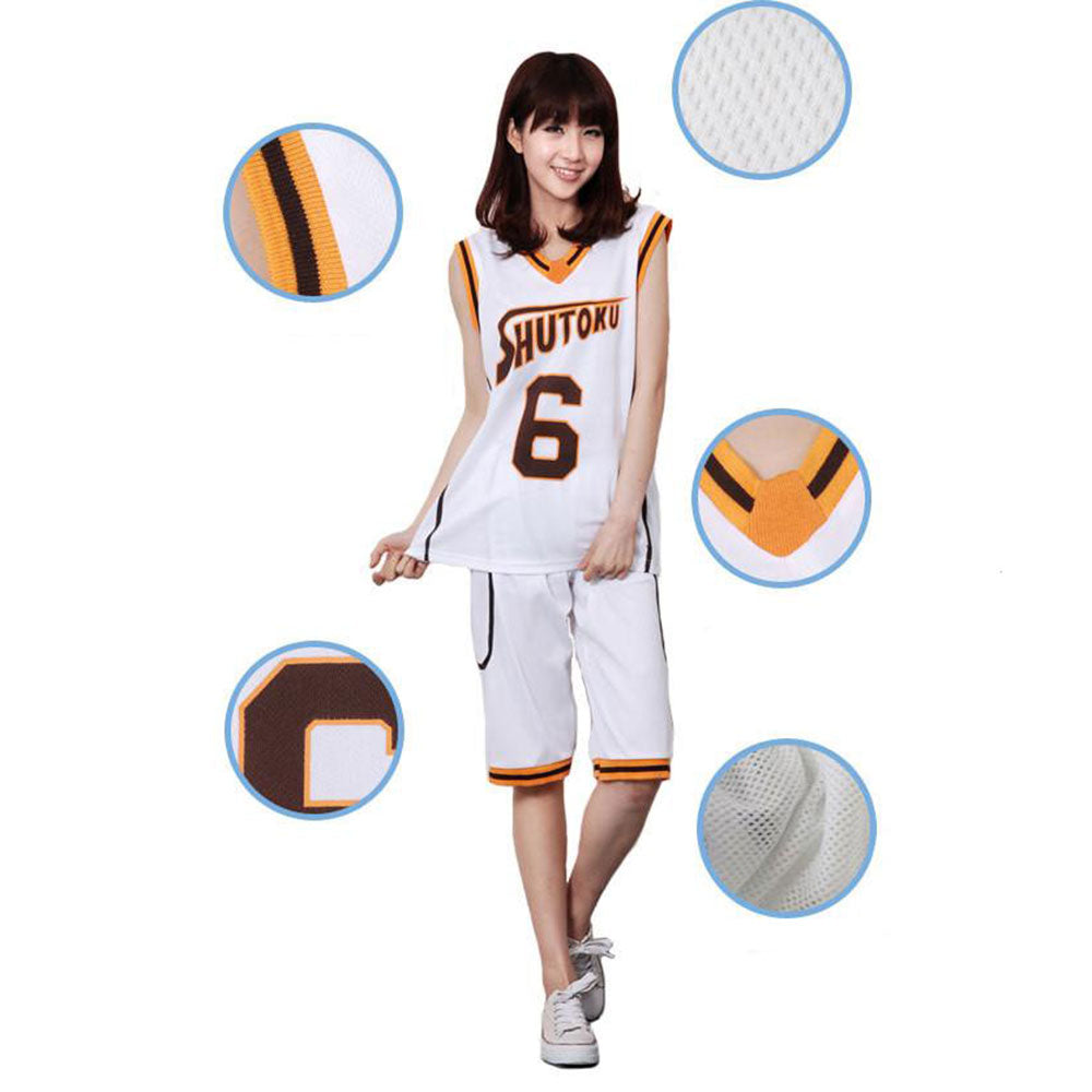 Kuroko no Basket-Midorima Shintaro No.6 Takao Kazunari No.10-anime costume-Animee Cosplay