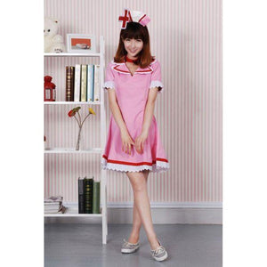 VOCALOID-Luka Nurse Uniform (Pink)-anime costume-Animee Cosplay