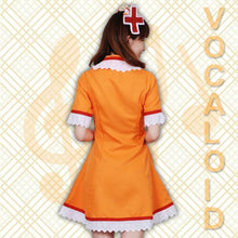 Load image into Gallery viewer, VOCALOID-Kagamine Nurse Uniform (Orange)-anime costume-Animee Cosplay