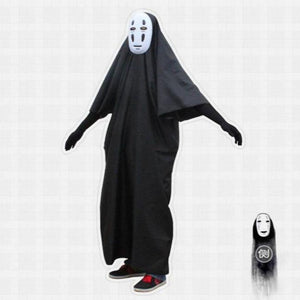 Spirited Away-No Face man-anime costume-Animee Cosplay