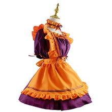 Load image into Gallery viewer, Halloween Bat Orange Lolita Maid Dress-Lolita Dress-Animee Cosplay