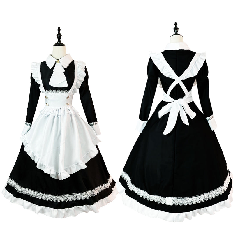 fitted lace wedding dress Halloween Lolita Maid Dress | Lolita Outfit