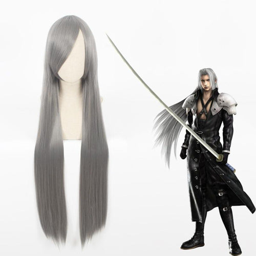 Final Fantasy VII-Sephiroth-Cosplay Wig-Animee Cosplay