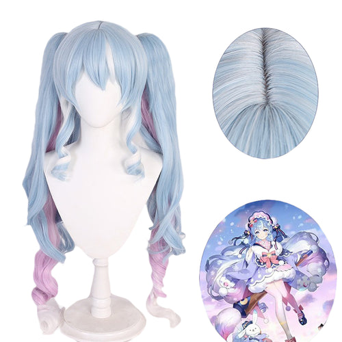 Vocaloid-2023 Snow Miku-Cosplay Wig-Animee Cosplay