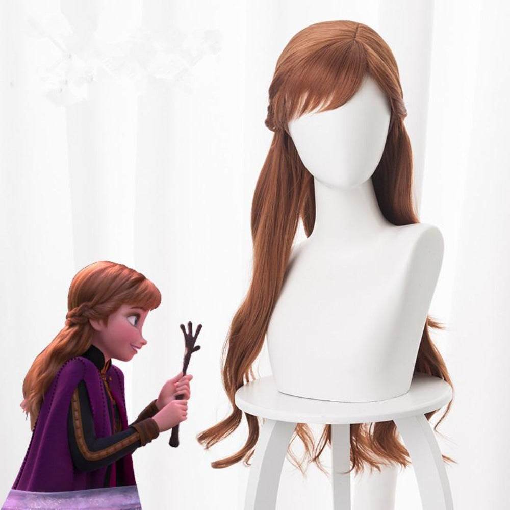 Frozen II-Anna-cosplay wig-Animee Cosplay