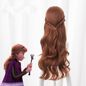 Frozen II-Anna-cosplay wig-Animee Cosplay
