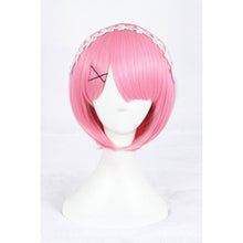 Load image into Gallery viewer, Zero kara Hajimeru Isekai Seikatsu: Ram-cosplay wig-Animee Cosplay
