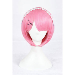 Zero kara Hajimeru Isekai Seikatsu: Ram-cosplay wig-Animee Cosplay
