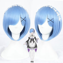 Load image into Gallery viewer, Zero kara Hajimeru Isekai Seikatsu - Rem-cosplay wig-Animee Cosplay