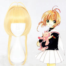 Load image into Gallery viewer, Card Captor Sakura-Kinomoto Sakura-cosplay wig-Animee Cosplay