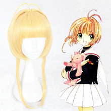 Load image into Gallery viewer, Card Captor Sakura-Kinomoto Sakura-cosplay wig-Animee Cosplay