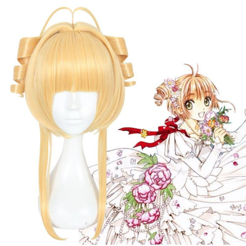Card Captor Sakura-Kinomoto Sakura-Cosplay Wig-Animee Cosplay