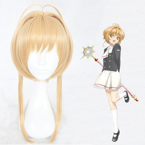 Card Captor Sakura-Kinomoto Sakura-Cosplay Wig-Animee Cosplay