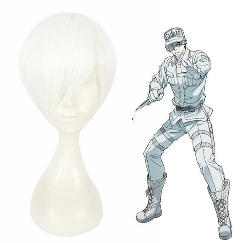 Cells at Work-Neutrophil-Cosplay Wig-Animee Cosplay