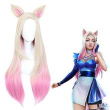 Load image into Gallery viewer, League of Legends [LOL] KDA - Ahri-Cosplay Wig-Animee Cosplay