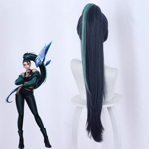 League of Legends [LOL] - K/DA - Kaisa (Green Mixed)-Cosplay Wig-Animee Cosplay