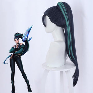 League of Legends [LOL] - K/DA - Kaisa (Green Mixed)-Cosplay Wig-Animee Cosplay