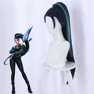 League of Legends [LOL] - K/DA - Kaisa (Green Mixed)-Cosplay Wig-Animee Cosplay