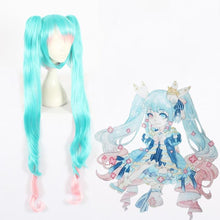 Load image into Gallery viewer, Vocaloid-Snow Miku 2019-cosplay wig-Animee Cosplay