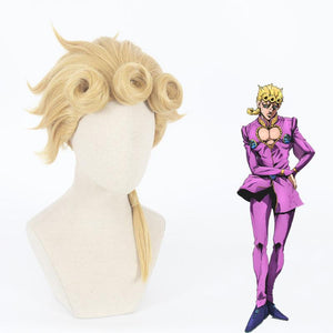 JoJo's Bizarre Adventure-Giorno Giovanna-Cosplay Wig-Animee Cosplay