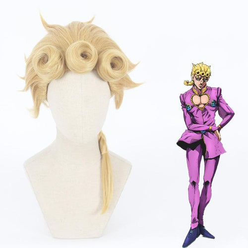 JoJo's Bizarre Adventure-Giorno Giovanna-Cosplay Wig-Animee Cosplay
