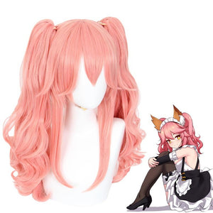 Fate/Grand Order-Tamamo no Mae - Curly-Cosplay Wig-Animee Cosplay