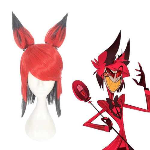 Hazbin Hotel-Alastor-Cosplay Wig-Animee Cosplay