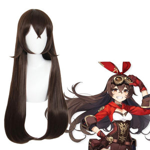 Genshin Impact-Amber-cosplay wig-Animee Cosplay