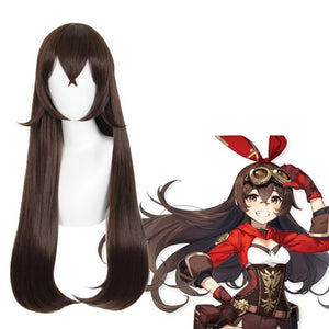 Genshin Impact-Amber-cosplay wig-Animee Cosplay