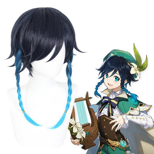 Genshin Impact-Venti-Cosplay Wig-Animee Cosplay