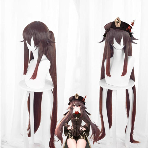 Genshin Impact-HuTao-Cosplay Wig-Animee Cosplay