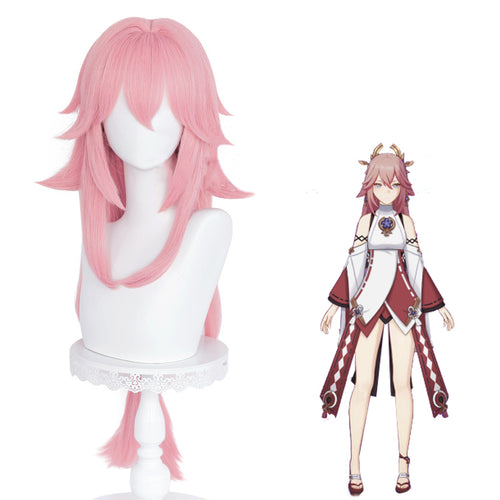 Genshin Impact-Yaemiko-Cosplay Wig-Animee Cosplay