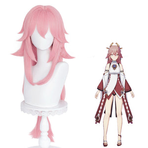 Genshin Impact-Yaemiko-Cosplay Wig-Animee Cosplay