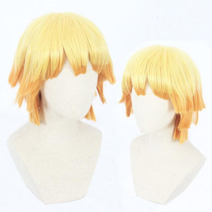 Demon Slayer-Agatsuma Zenitsu-cosplay wig-Animee Cosplay