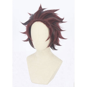 Demon Slayer-Kamado Tanjiro-cosplay wig-Animee Cosplay
